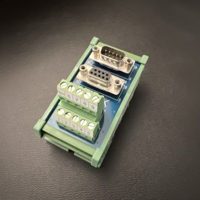  ZIPLINK ZL-RTB-DB09 DB9 Remote Terminal Block. 9-Pin 30 VDC