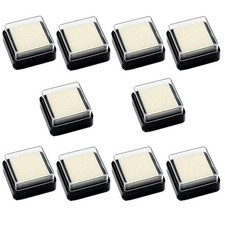 10Pcs Empty Blank Ink Pad No Ink DIY Ink Stamp Pad for Ink Refill DIY Paintin...