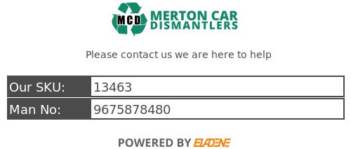 Peugeot Partner 308 Citroen Berlingo 2012 BCM 9675878480 - Bild 10 von 10