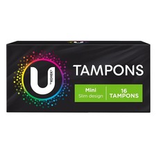 U By Kotex Slim Tampons Mini Leakage Protection 16 Pack x 12