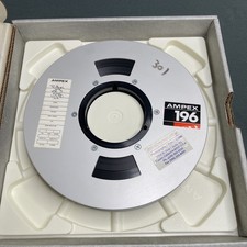 Ampex 196 1   Vintage Tape Reel Used