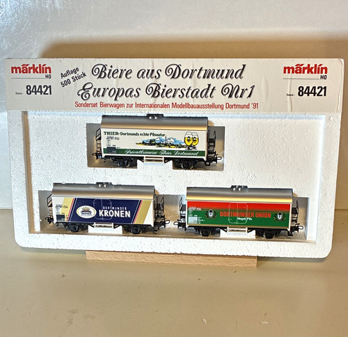 Märklin H0 84421 Bierwagen Sonderset „Biere aus Dortmund“ 3er Set | Condition: Neu