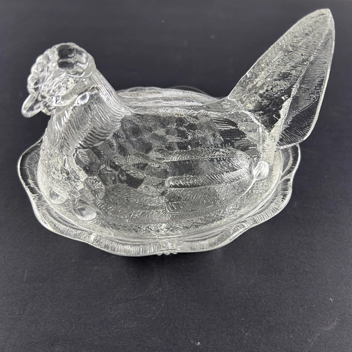 Fenton ガラス アヒル フィギュリン ハンドペイント Fenton ガラス