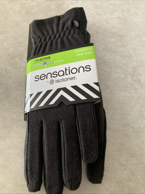 Isotoner Active Smart Touch Women s Gloves  Black Isotoner New Pkg One Size