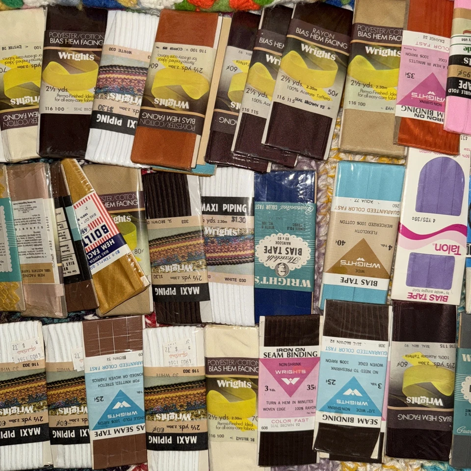 Antigo Grande MIX Rick Rack Guarnição Fita Viés Costura de Renda Encadernação Cores Sortidas 75 - Imagem 4 de 4