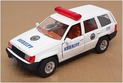 Majorette 1/24 Scale 4110 - Grand Cherokee Nevada Sheriff - White - Photo 1/4