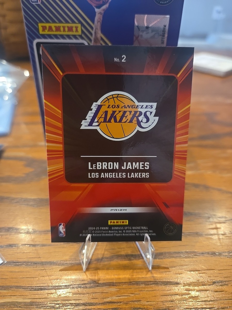 2024-25 Donruss Optic Lebron James Express Lane Purple Holo Prizm
