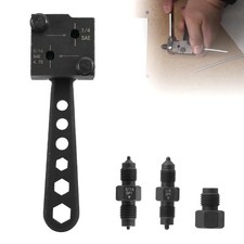 3/16" 1/4" Double Flaring Tool Kit - Heavy Duty Brake Line Flarer for Auto/...