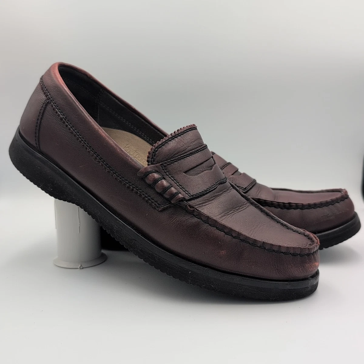 Mens Sz‎ 11 Rockport Vibram Leather Loafers Beef Roll Rockport Vibram In Men main image 4