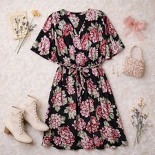 Quiz Black Occasion Dress UK 22 Wedding Guest Evening Party Plus Size Glam Curvy