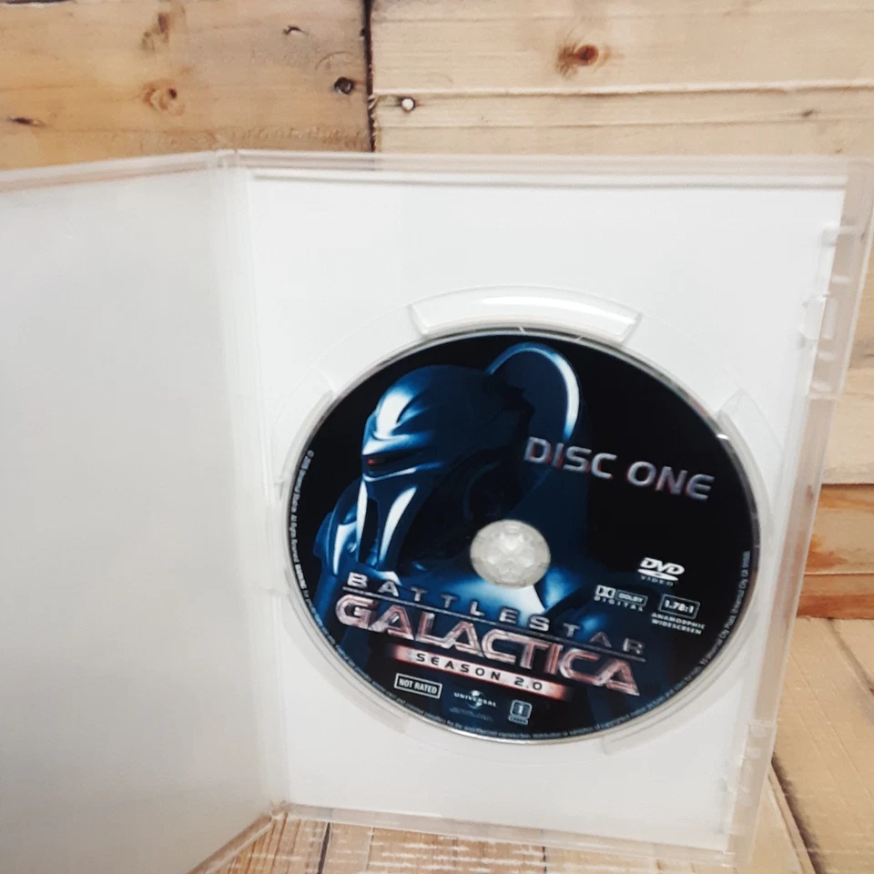 Battlestar Galactica Season 2.0 DVD Used Sci-Fi TV Edward James Olmos Series - Image 4 of 4