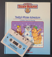 Vtg Teddy Ruxpin Winter Adventure A Perfect Time for Sharing Book Cassette Tape