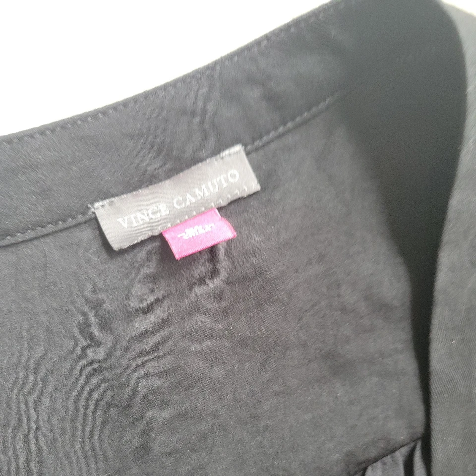 Vince Camuto черный v-образным вырезом Майка размер XL - Изображение 2 из 4