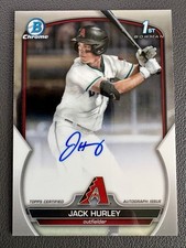 2023 Bowman Draft - Chrome Prospect Autographs Jack Hurley #CDA-JH (AU, RC)