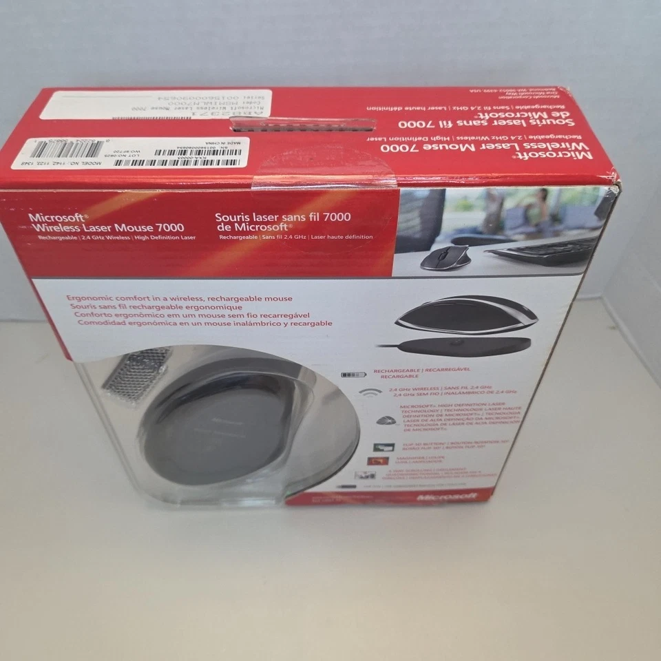 Microsoft Wireless Rechargeable Laser Mouse 7000 Mac/Windows (KXA-00003) - Image 3 of 4