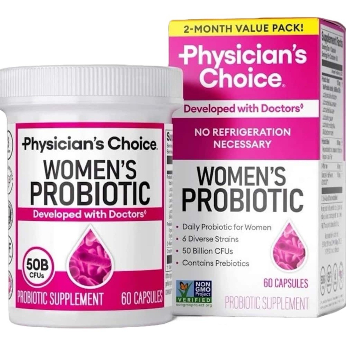 Physician's Choice WOMEN'S PROBIOTIC 60 COUNT BB DATE WOMEN'S PROBIOTIC hot