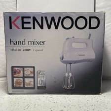Kenwood Hand Mixer HM520 280W 3 Speed with Stainless Steel Beaters