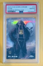 2025 Topps Chrome Star Wars Glerb Rainbow Refractor PSA 10-GEM MT #121 Debut