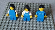 LEGO Minifigur Stadt Classic Town, Stadt 3 Stück, 80er Jahre
