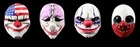 Payday 2 - 4 x Mask - Dallas, Houston, Chains & Wolf by Gaya Entertainment