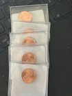 6 coins 1990-S, to, 1995-S  Gem deep cameo PROOF Lincon  cent