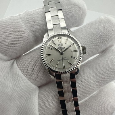 Cornavin 17 Jewels Soviet Union Ladies Watch Silver Dial Working - New Old Stock