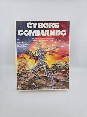 Cyborg Commando Sci-Fi RPG Gary Gygax New Infinities 1987