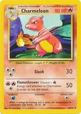 24/102 POKEMON BASE SET UNLIMITED CHARMELEON UNCOMMON NEAR MINT