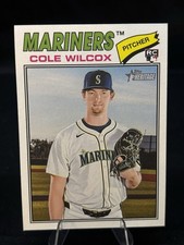 2026 Topps Heritage Cole Wilcox RC #155 Seattle Mariners