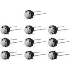 Tactile Push Button Switch 10PCS 2 Pin 6X6X5Mm DIP round Micro Switch Tact Switc