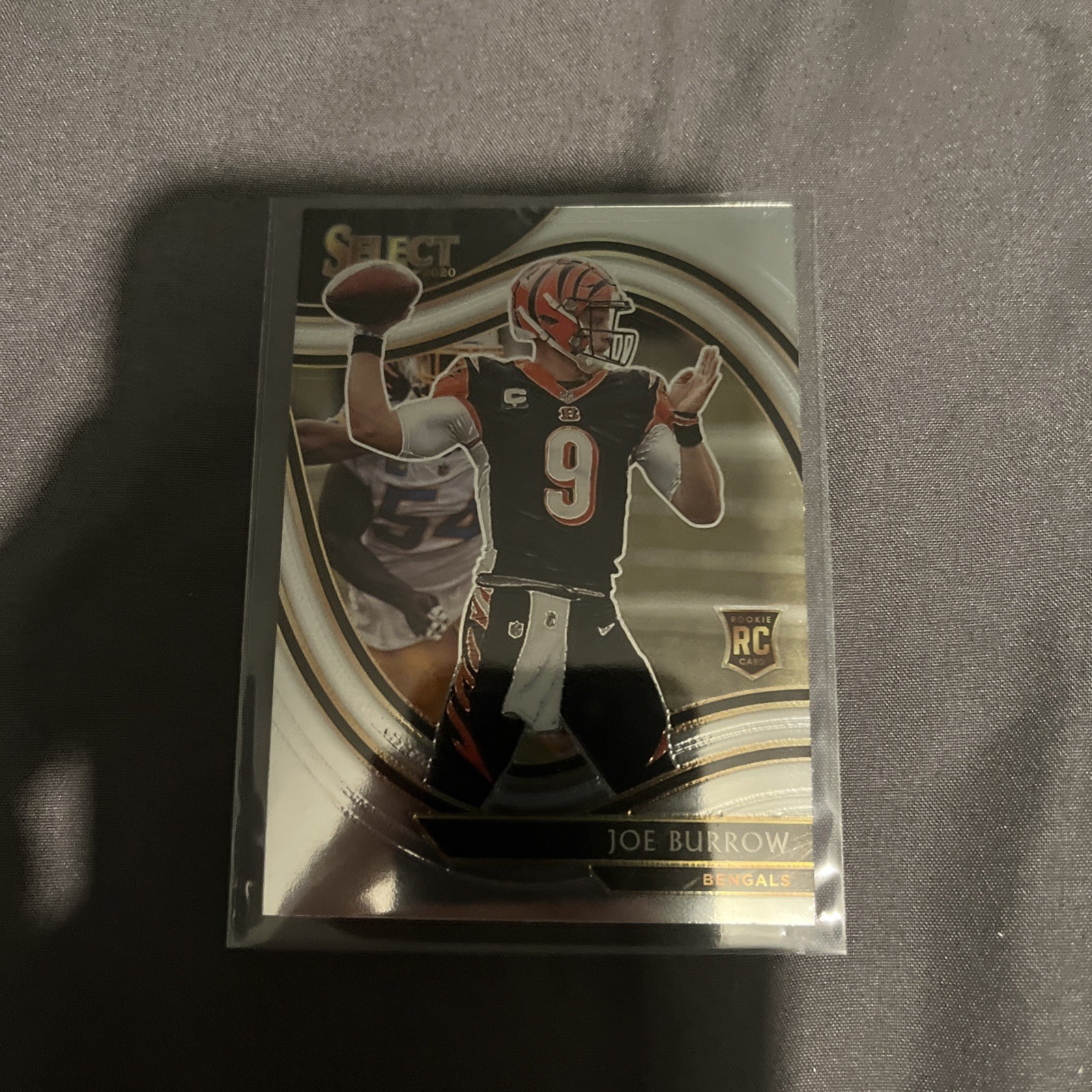 Joe Burrow 2020 Panini Select Field RC #346 Cincinnati Bengals