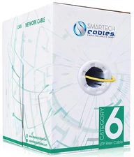 CAT6 Riser Cable 1000ft Yellow | UL ETL Listed CMR UTP 23AWG 550MHz High-Speed