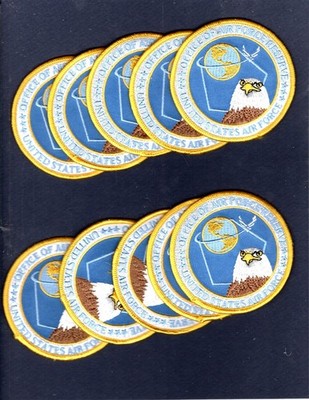 Dealer Lot OFFICE OF AIR FORCE RESERVE USAF Squadron Patch Set of 10