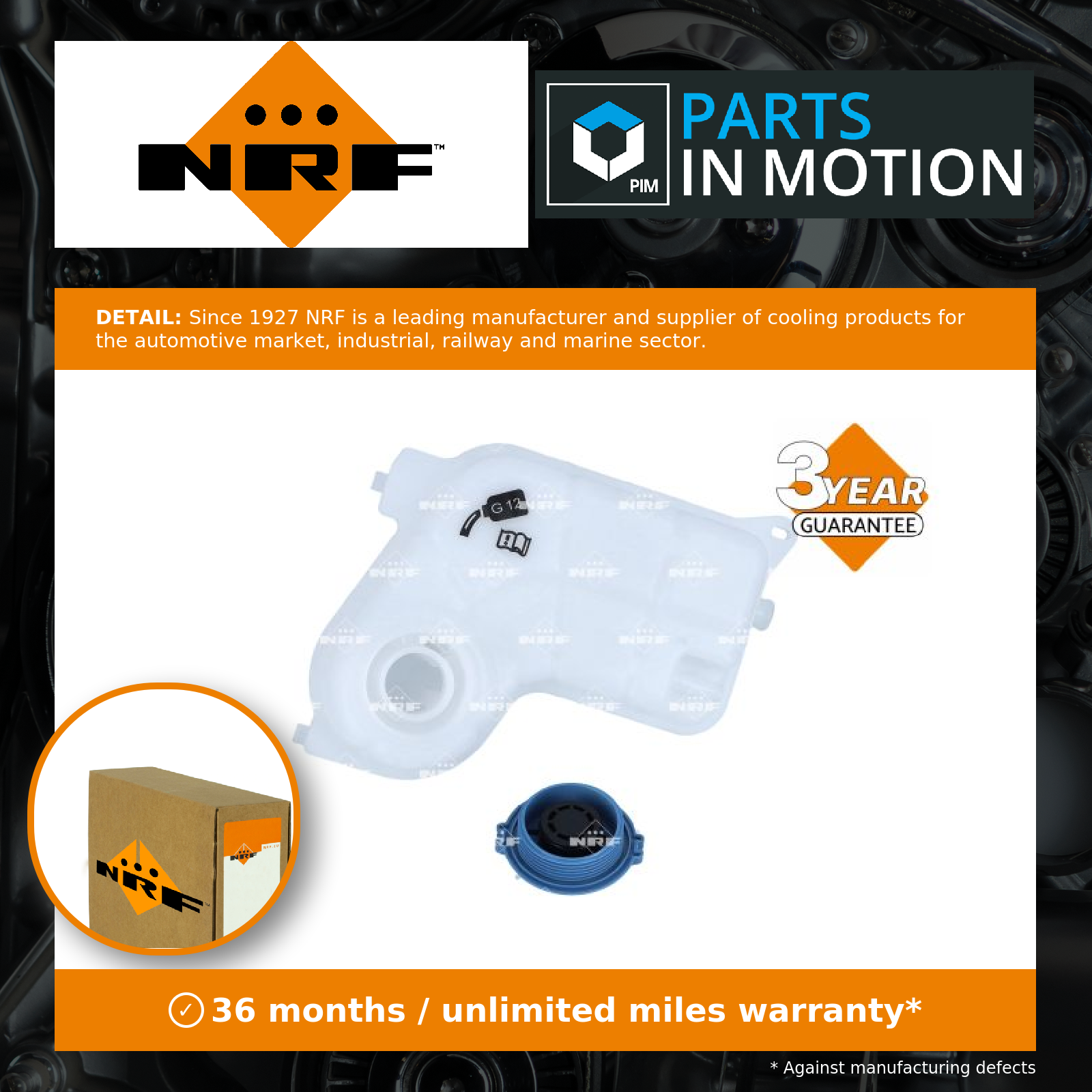4x ✅Fits NRF NRF 454101 Expansion Tank, coolant 454101 Coolant expa ⭐UK Seller⭐ - Image 13