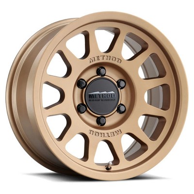 Method Race Wheels MR703 Bead Grip 17x9 -12 Bronze 5x139.7 5x5.5 (QTY 4)
