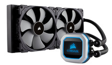 CORSAIR Hydro Series 280mm Liquid Cooling System with RGB Lighting - Black/Gray