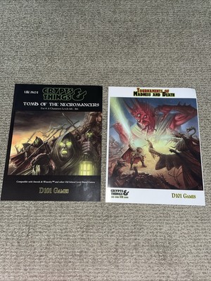 Crypts & Things Modules Tomb of the Necromancers /Tournaments of Madness & Death