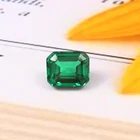 AAA Grade Flawless Green Columbian Emerald Radiant Cut Loose Gemstone 9x7 mm