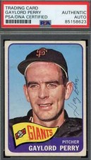 Gaylord Perry Cards, Rookie Card and Autographed Memorabilia Guide 37