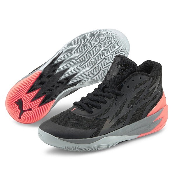 シューズ(男性用) MB.02 black-sunset glow New PUMA X LaMelo Ball MB.02 