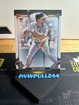 -READ-2022 Topps Triple Threads Baseball - Mark McGwire - #63 Oakland A s Base