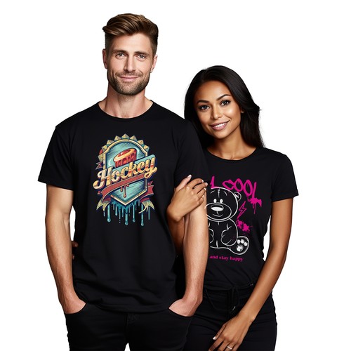Retro_64 Hockey T-shirt - Level up your style game with this Vintage-Inspired Te - Picture 10 of 46