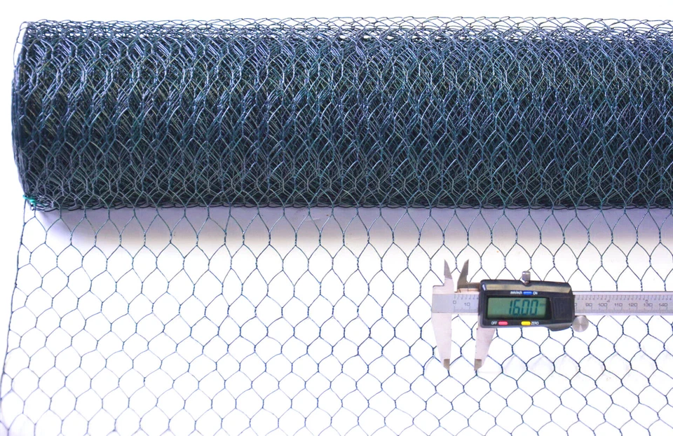 Kaninchendraht Sechseckgeflecht Maschendrahtzaun anthrazit Hasendraht Kükendraht - Bild 4 von 4