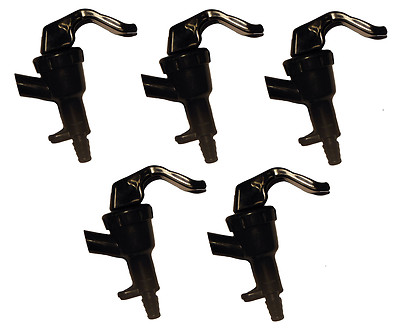 5 PACK - Cobra Picnic Party Tap Squeeze Faucet Draft Beer Barb Keg Pump Corny