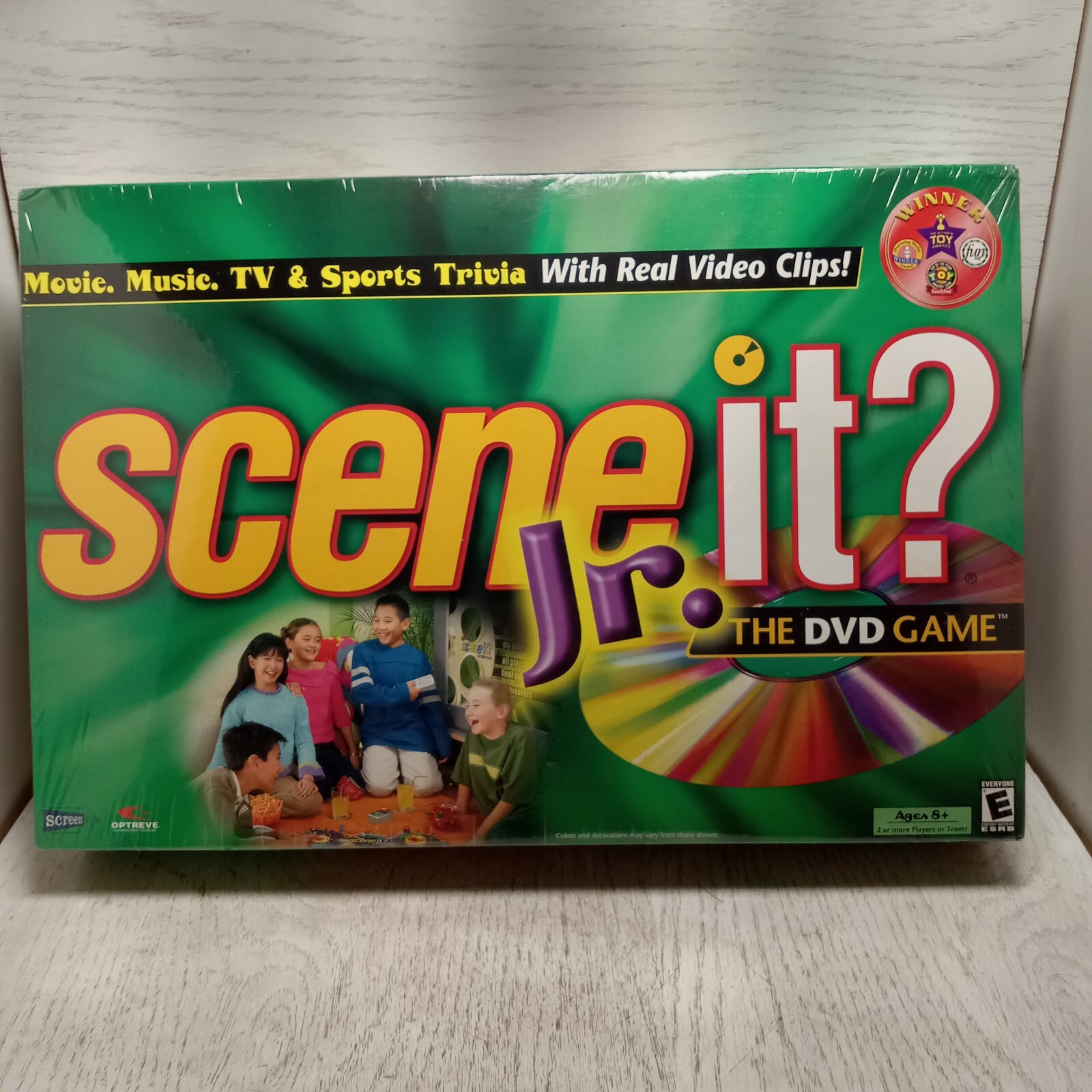 NEW Scene It Junior TV Edition Board Game Mattel DVD Game NEW SEALED NIB