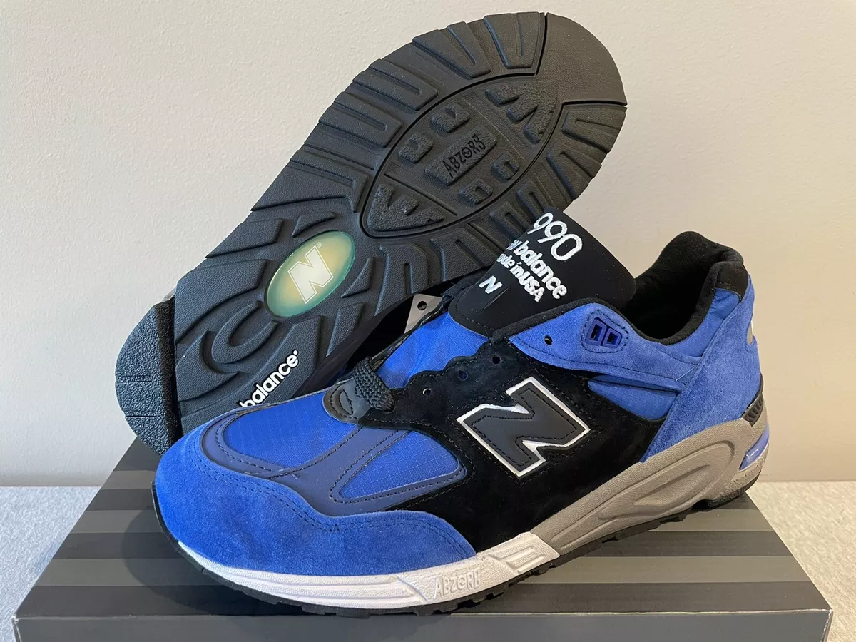 New balance top blue suede