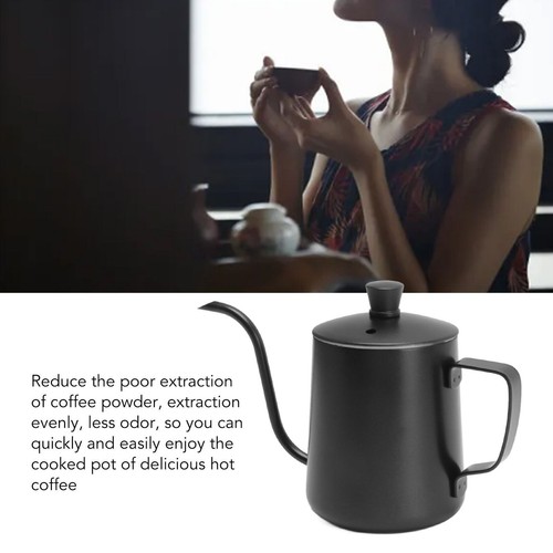 Pour Over Coffee Kettle Long Narrow Spout 304 Stainless Steel Gooseneck Pour - Picture 4 of 21