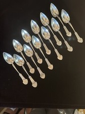 CORINTHIAN by Gorham for Tiffany & Co. Set of 12 Grapefruit Spoons c. 1871 EUC