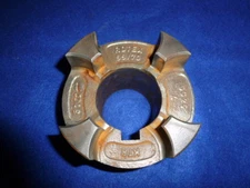 used KTR Rotex 55170 8102 Four (4) jaw shaft coupling half 2 3/8 shaft bore