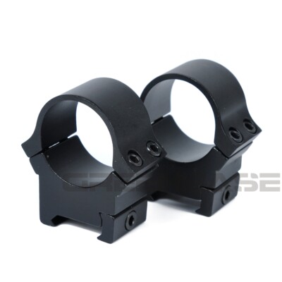 Heavy Duty Medium Profile 30mm Scope Rings for Picatinny Rail Rifle ...